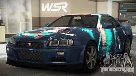 Nissan Skyline R34 QS S7 для GTA 4