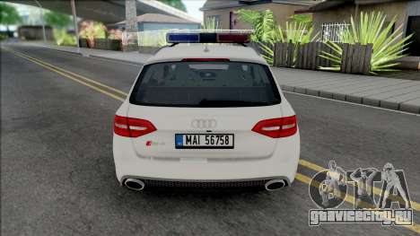 Audi RS4 Politia для GTA San Andreas