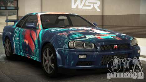 Nissan Skyline R34 QS S7 для GTA 4