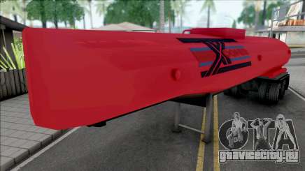 Red Petrol Tanker Trailer для GTA San Andreas