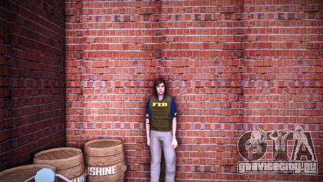 FIB Woman HD для GTA Vice City