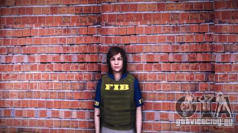 FIB Woman HD для GTA Vice City