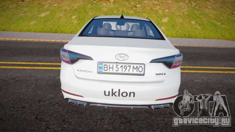 Hyundai Sonata 2015 Uklon Такси для GTA San Andreas