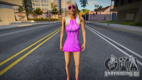 Девушка в платье 3 для GTA San Andreas