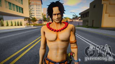 Portgas D. Ace From One Piece Pirate Warrior 3 для GTA San Andreas