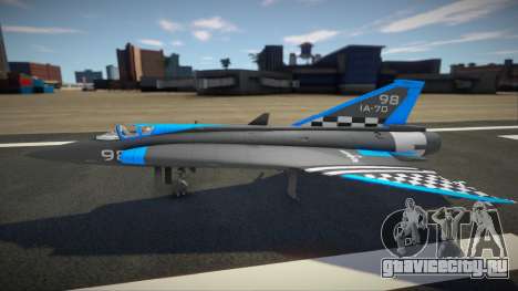 J35D Draken (Blue Apollo Fighter) для GTA San Andreas