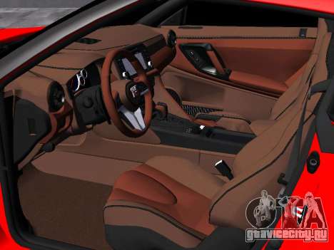 Nissan GT-R R35 Tinted для GTA San Andreas