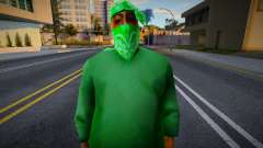 All Green Fam 1 With Bandana для GTA San Andreas
