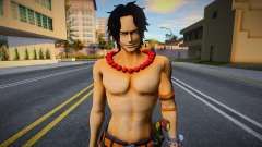 Portgas D. Ace From One Piece Pirate Warrior 3 для GTA San Andreas