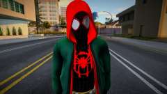 Miles Morales Into The Spider-Verse Jacket Suit для GTA San Andreas