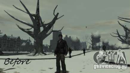 Realistic Winter Trees для GTA 4