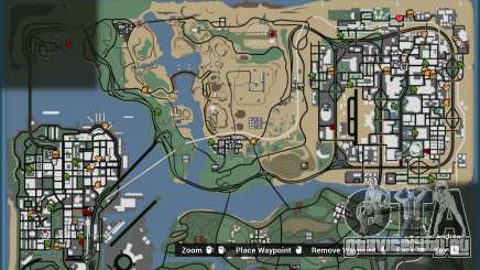 Proper Radar Recolor (HD map corrected with ne для GTA San Andreas Definitive Edition