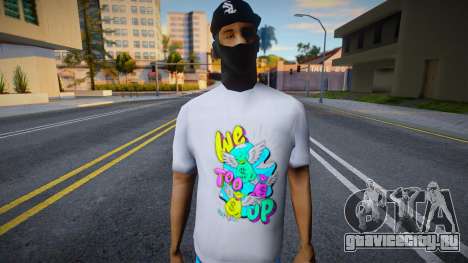 Модник в футболке v1 для GTA San Andreas