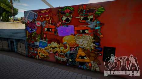 Brickhead Zombies Mural для GTA San Andreas