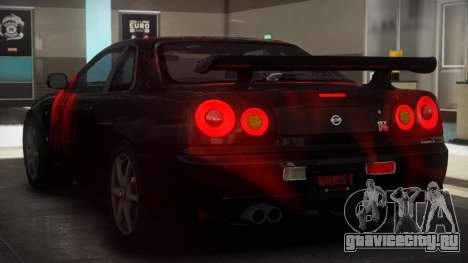Nissan Skyline R34 GT V-Spec S8 для GTA 4