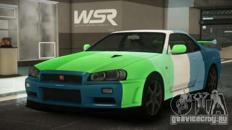 Nissan Skyline R34 GT V-Spec S3 для GTA 4