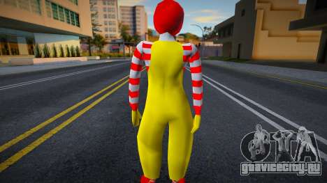 Japanese Ronald McDonald Fix для GTA San Andreas