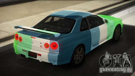 Nissan Skyline R34 GT V-Spec S3 для GTA 4