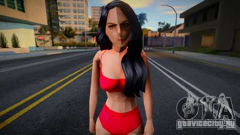 Girl in a red swimsuit для GTA San Andreas