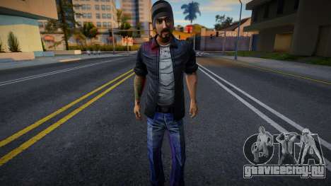 Eddie from Walking Dead для GTA San Andreas