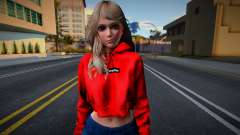 DOAXVV Amy - Fashion Casual V1 Crop Hoodie Supre для GTA San Andreas