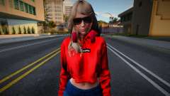 DOAXVV Amy - Fashion Casual V3 Crop Hoodie Supre для GTA San Andreas