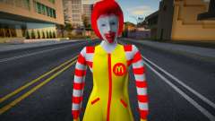 Japanese Ronald McDonald Fix для GTA San Andreas