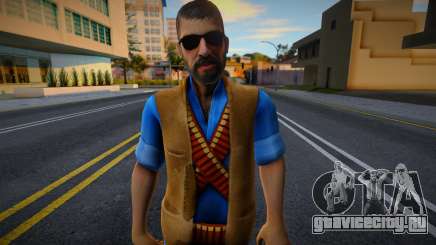 White mercenary для GTA San Andreas