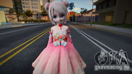 Hanbok Dress Rin для GTA San Andreas