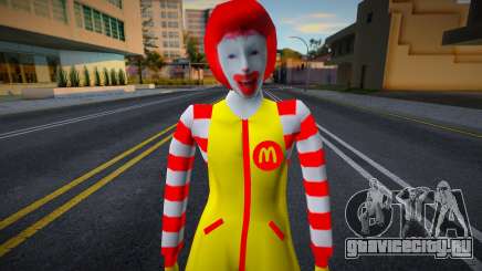 Japanese Ronald McDonald Fix для GTA San Andreas