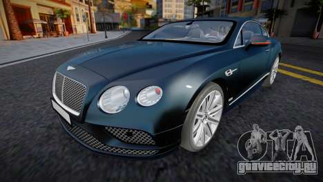 Bentley Continental GT (Belka) для GTA San Andreas