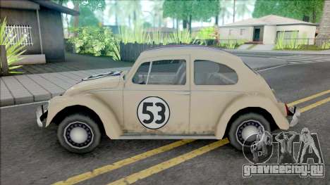 Volkswagen Beetle Herbie [VehFuncs] для GTA San Andreas