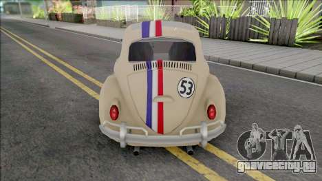 Volkswagen Beetle Herbie [VehFuncs] для GTA San Andreas