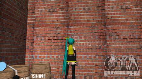 Hatsune Miku Singer Clothe для GTA Vice City