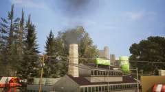 Realistic Industrial Chimney In Montgomery для GTA San Andreas Definitive Edition