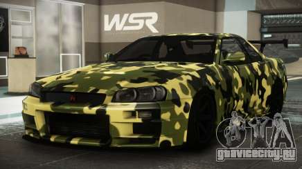 Nissan Skyline R34 GTR V-Spec II S6 для GTA 4