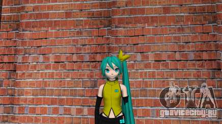 Hatsune Miku Singer Clothe для GTA Vice City