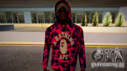 Bape Hoodie Nigga для GTA San Andreas