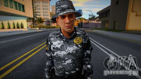 Солдат из Fuerza Única Jalisco v4 для GTA San Andreas