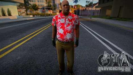 Тренер из Left 4 Dead в гавайской рубашке (Красн для GTA San Andreas