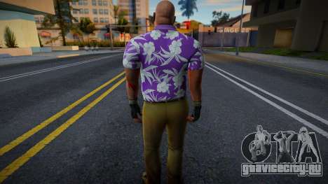Тренер из Left 4 Dead в гавайской рубашке (Пурпу для GTA San Andreas