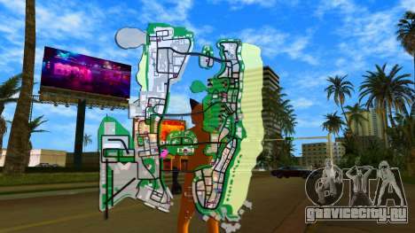 Реклама клуба Малибу (GTA Trilogy screen) для GTA Vice City