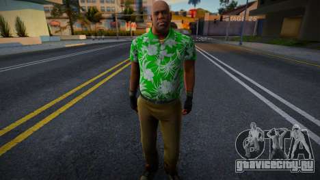Тренер из Left 4 Dead в гавайской рубашке (Зелен для GTA San Andreas