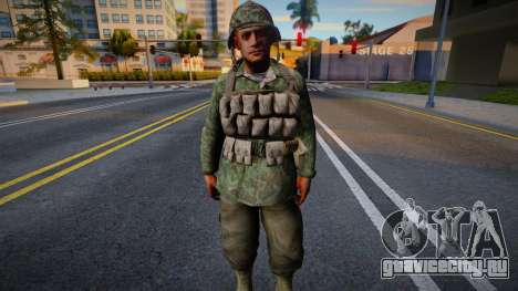 Американский солдат из CoD WaW v3 для GTA San Andreas