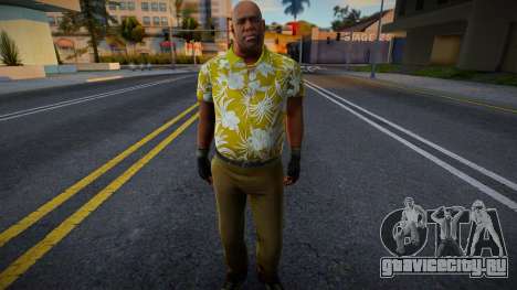 Тренер из Left 4 Dead в гавайской рубашке (Желта для GTA San Andreas