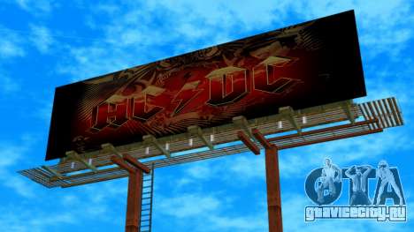 Плакат AC-DC для GTA Vice City
