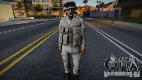 Мексиканский солдат (Пустынный камуфляж) v4 для GTA San Andreas