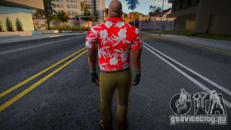 Тренер из Left 4 Dead в гавайской рубашке (Красн для GTA San Andreas