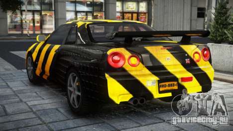 Nissan Skyline R34 GT-R V-Spec II Nur S8 для GTA 4