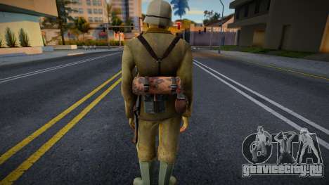 Немецкий солдат из Day of Defeat (Африканский ко для GTA San Andreas